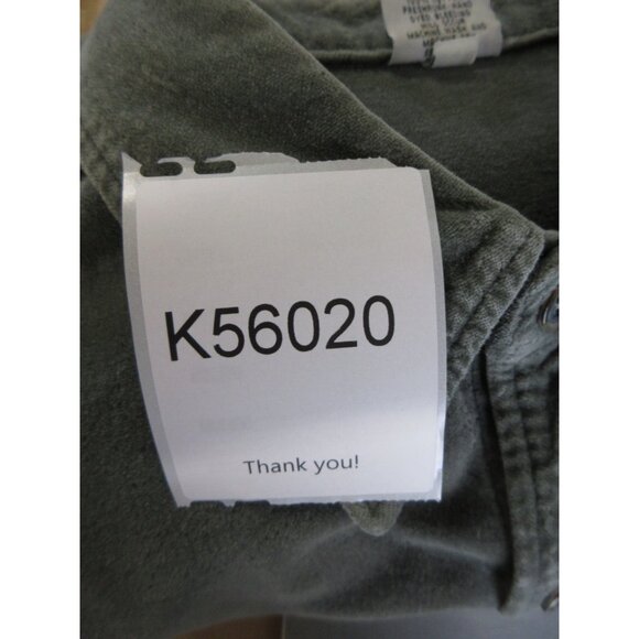 CP Shades Shirt Medium Velour Lagenlook Boho Button Up Unisex VTG * - Picture 13 of 13